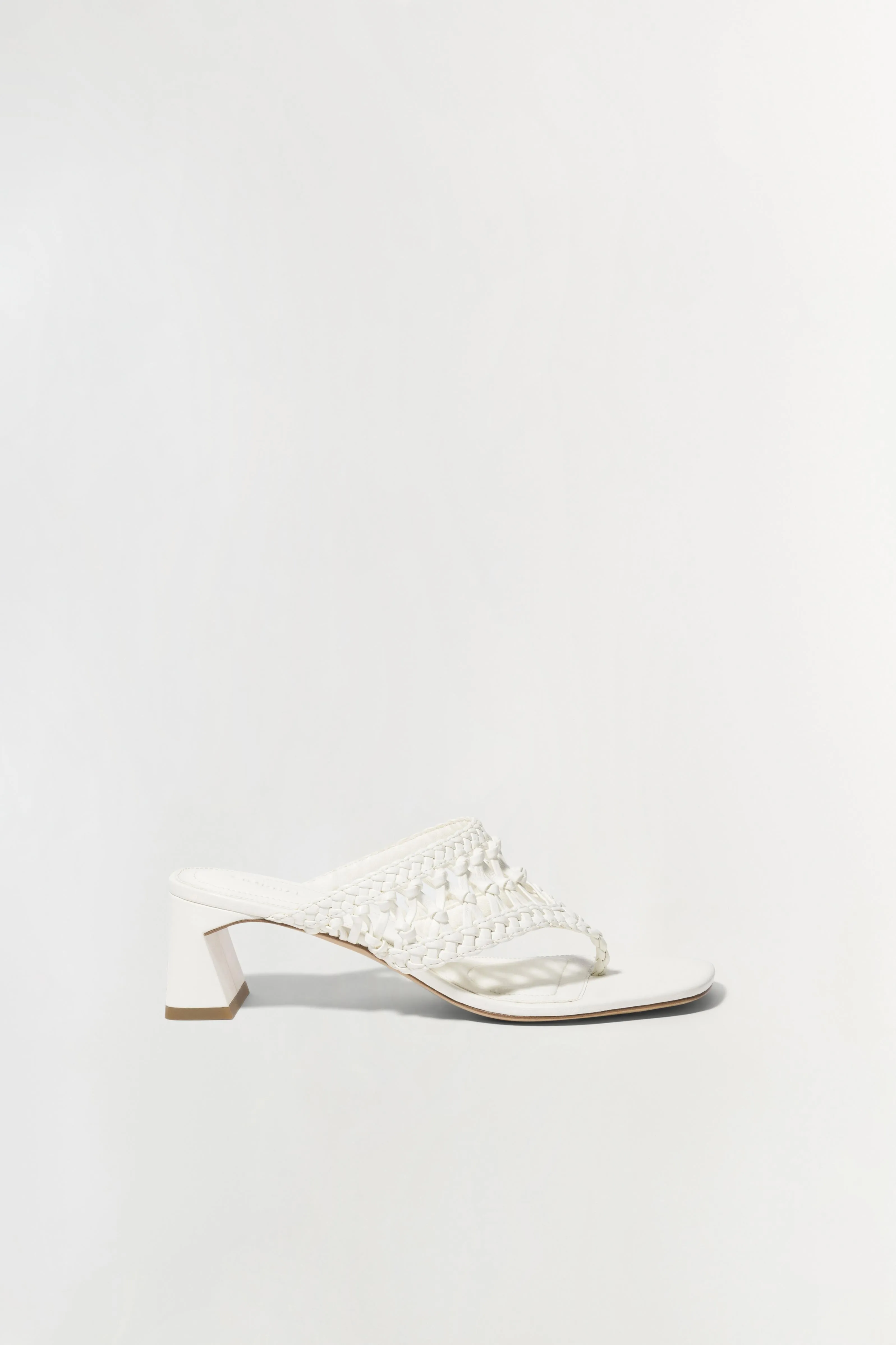 Alia Woven Block Heel Sandal
