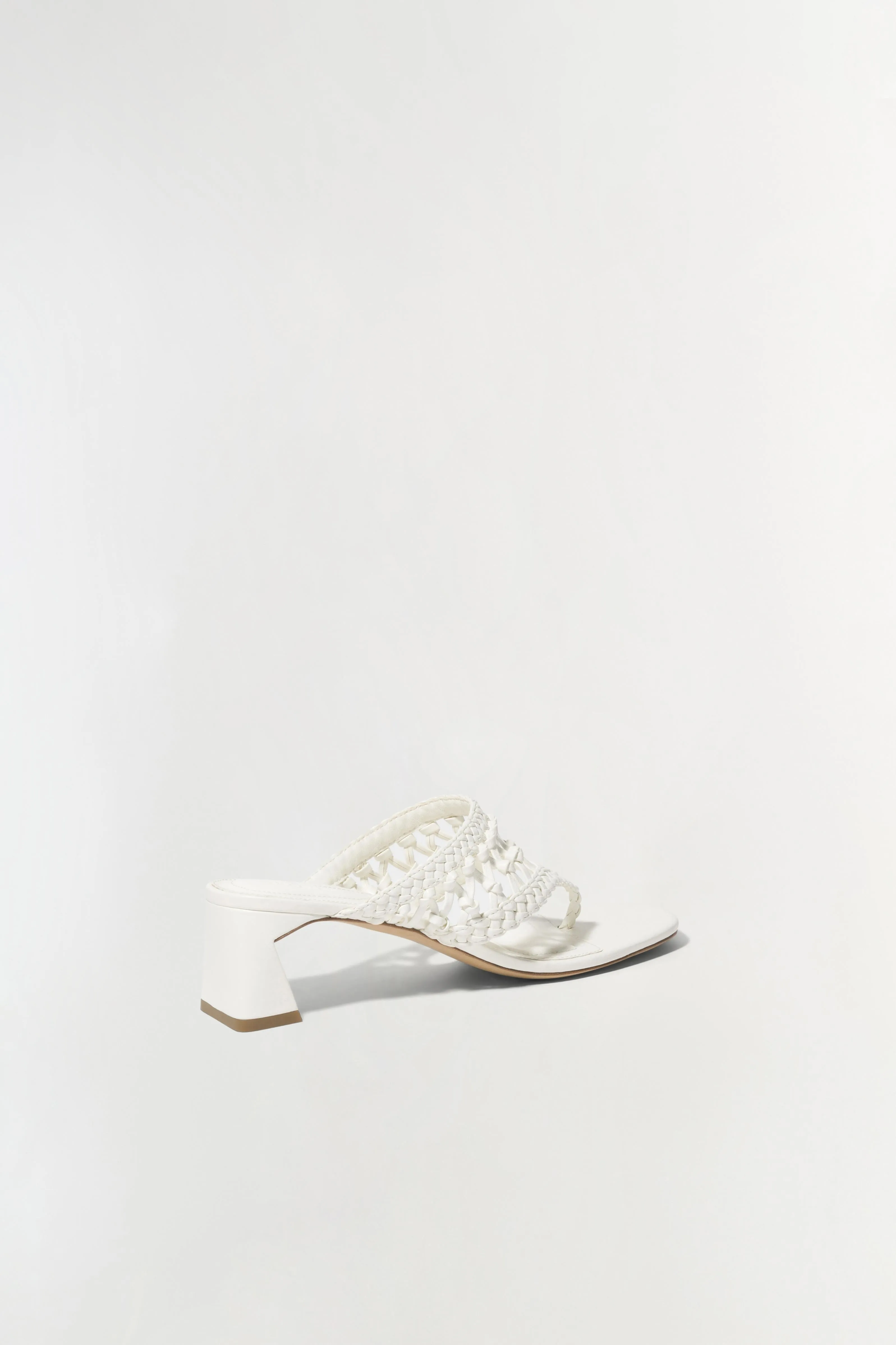 Alia Woven Block Heel Sandal