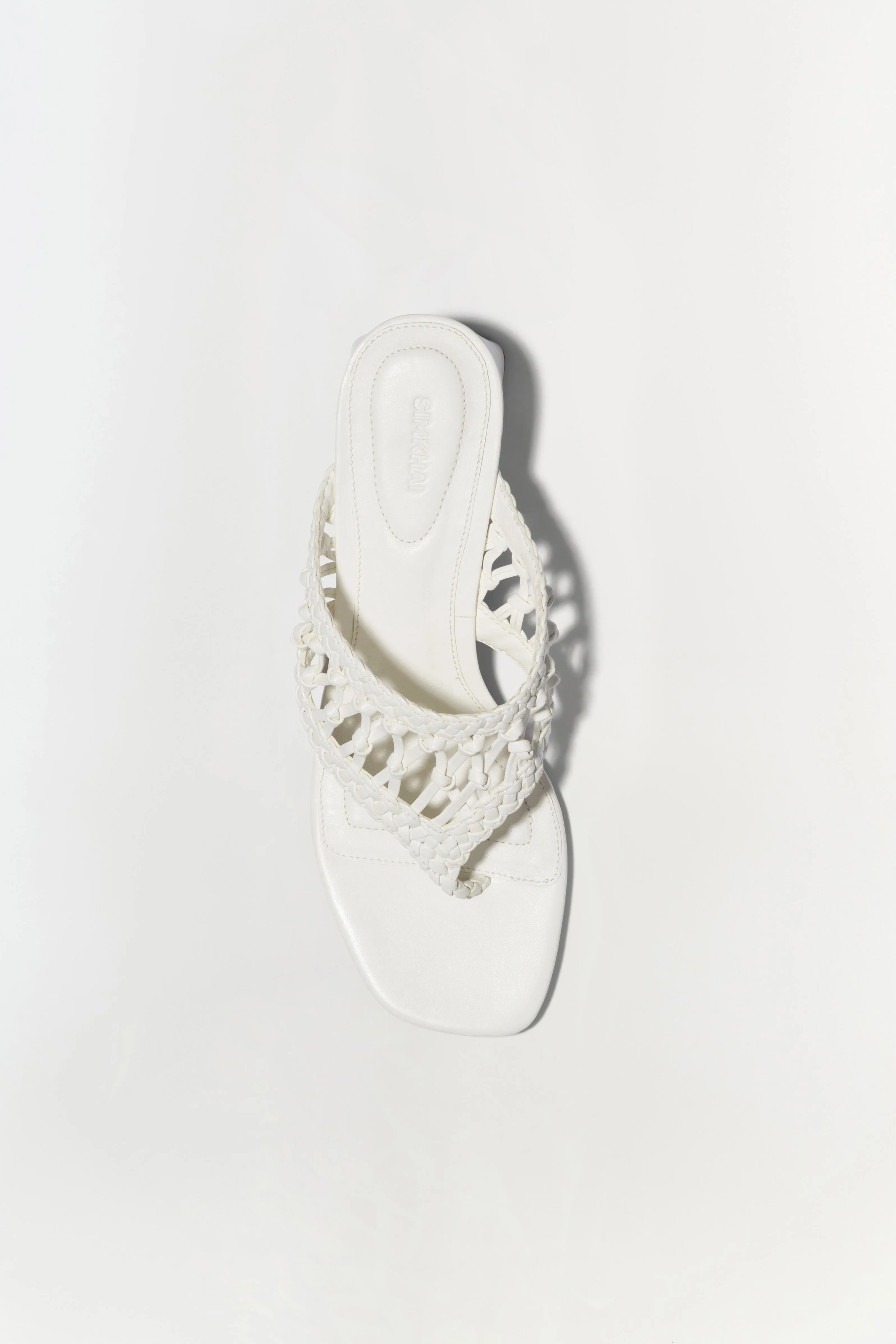Alia Woven Block Heel Sandal