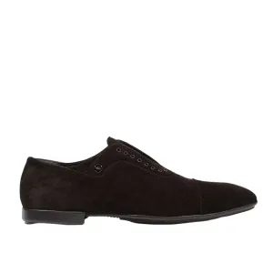 Cesare Paciotti Luxury Italian Men's Vit Camoscio Black Loafers (CPM5330)