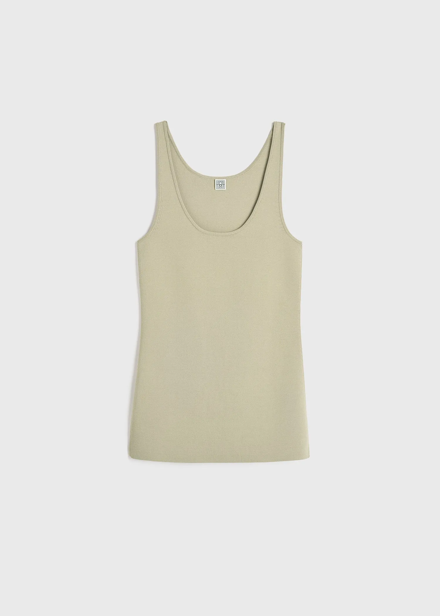 Compact knit tank desert