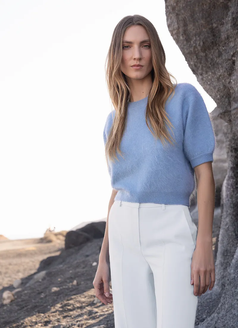 Domenica Linen Cropped Pant