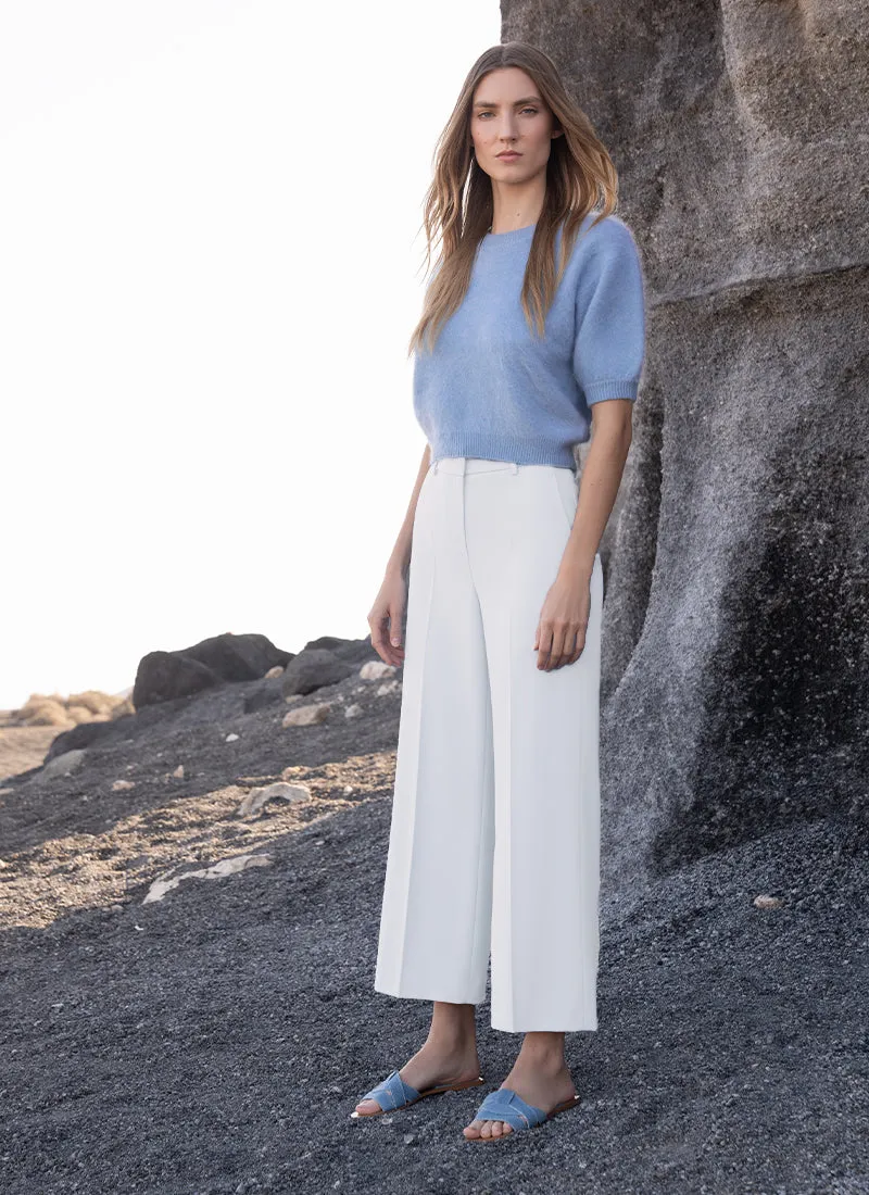 Domenica Linen Cropped Pant