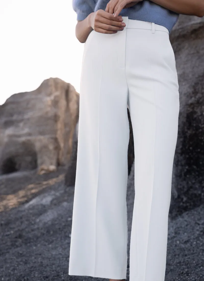 Domenica Linen Cropped Pant