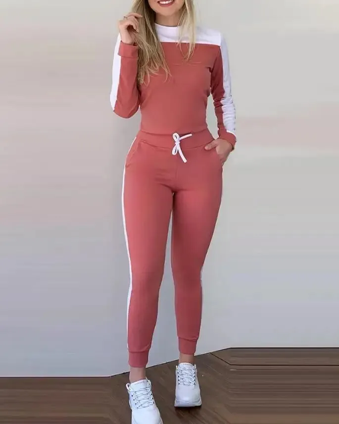 FARRAH  Relaxed Fit Sporty Two-Piece Set