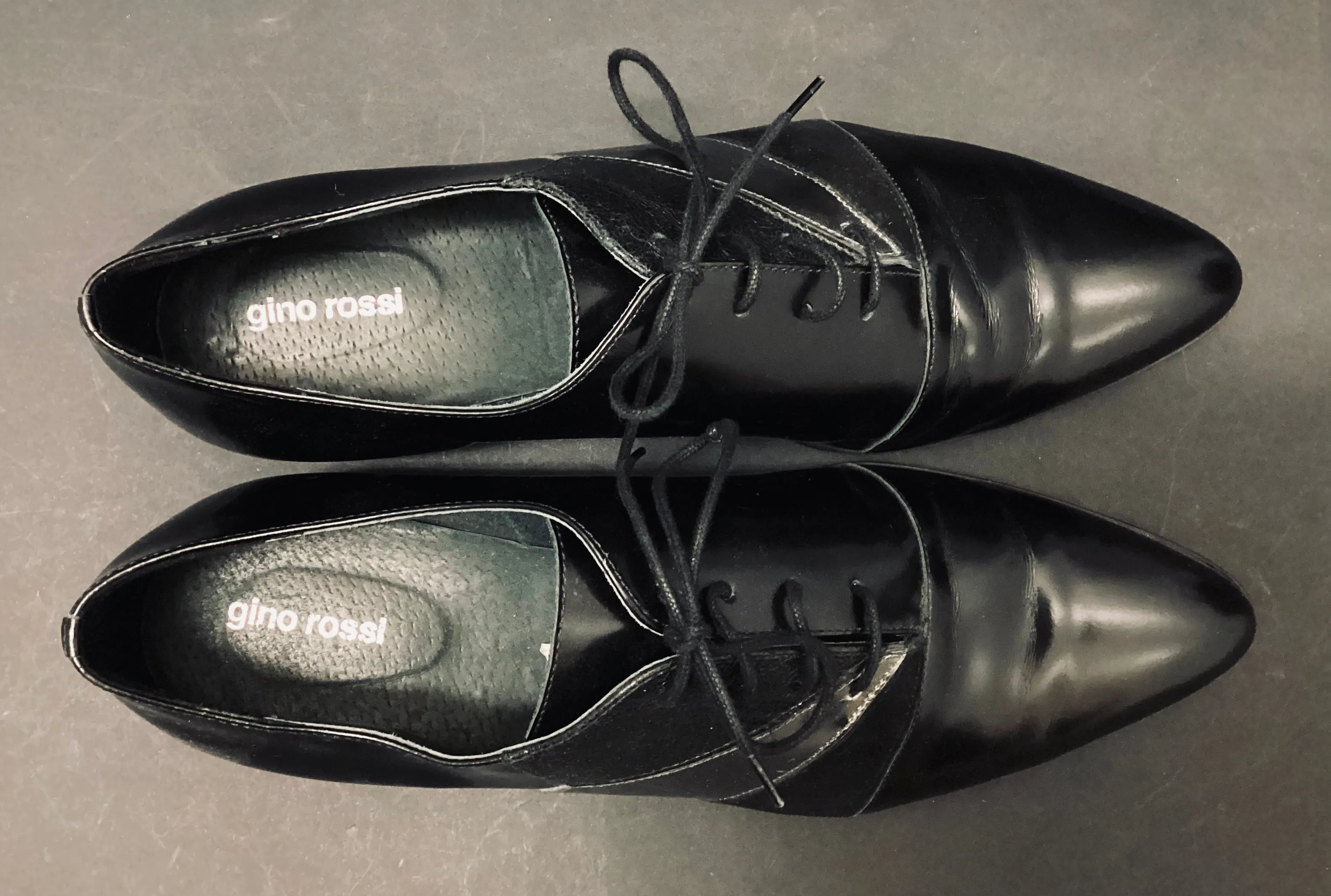 Gino Rossi Black Formal Shoes size 7