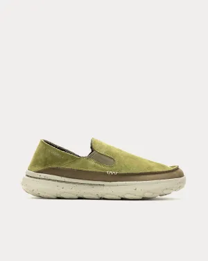 Hut Moc 2 Suede Avocado Slip Ons