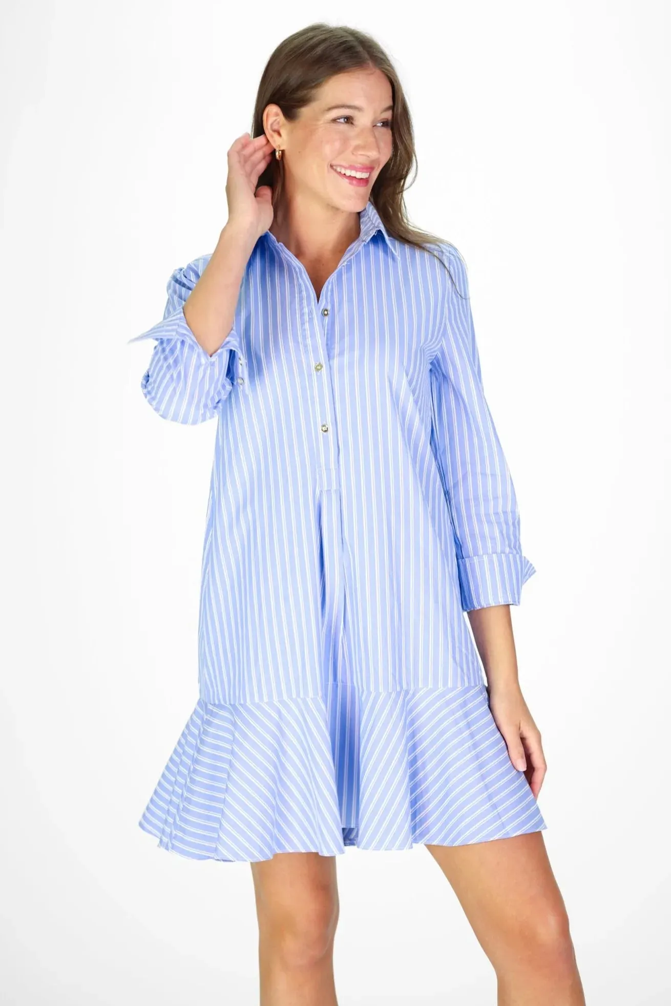 Iris Dropwaist Shirt Dress
