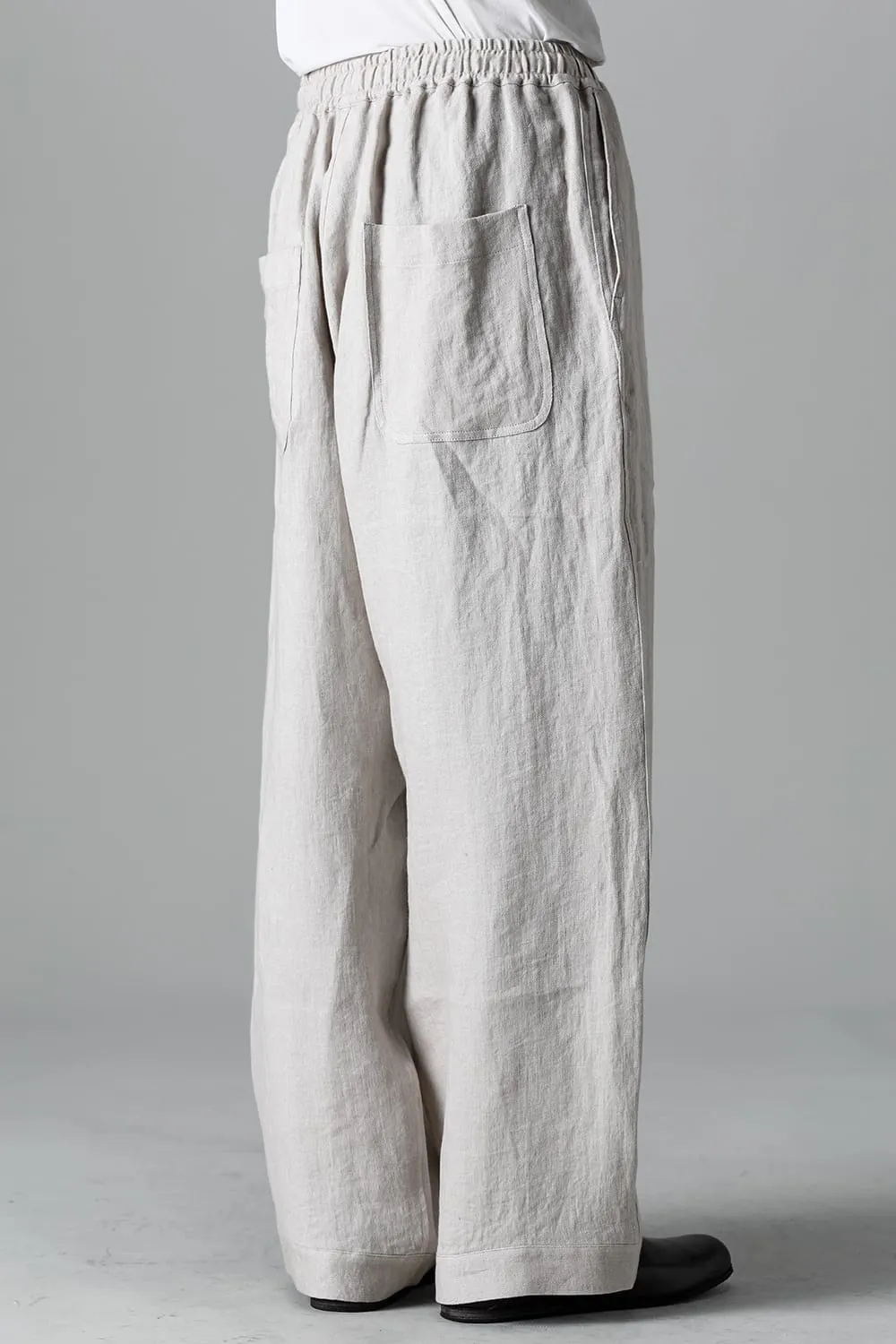 JOGGING TROUSERS Flax Herringbone BEIGE