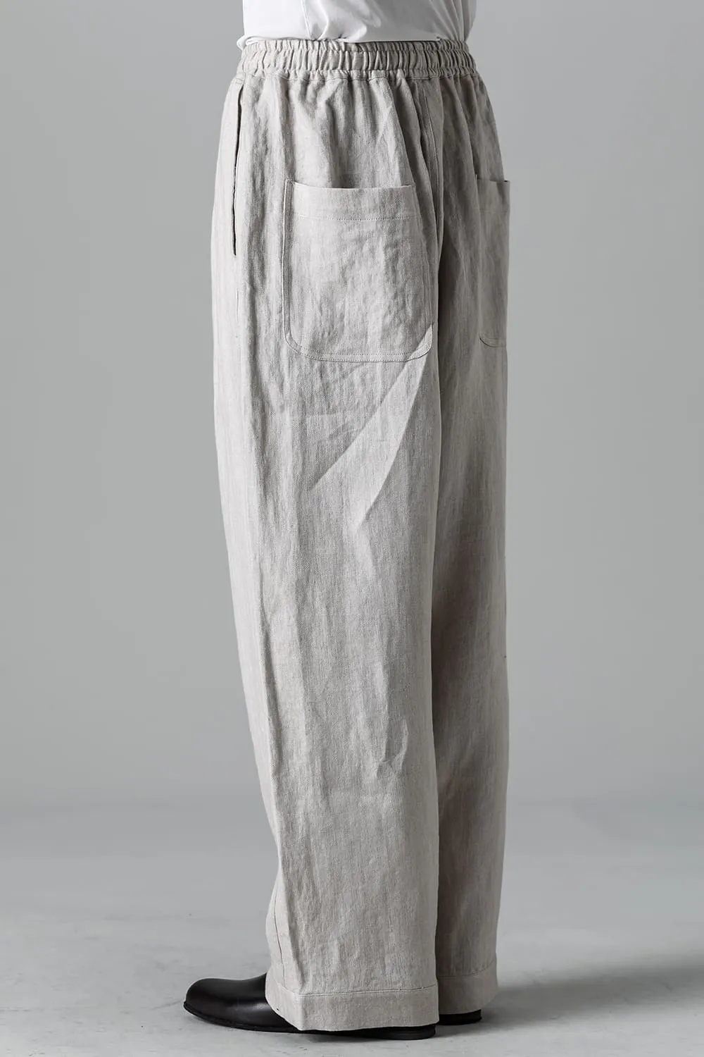 JOGGING TROUSERS Flax Herringbone BEIGE