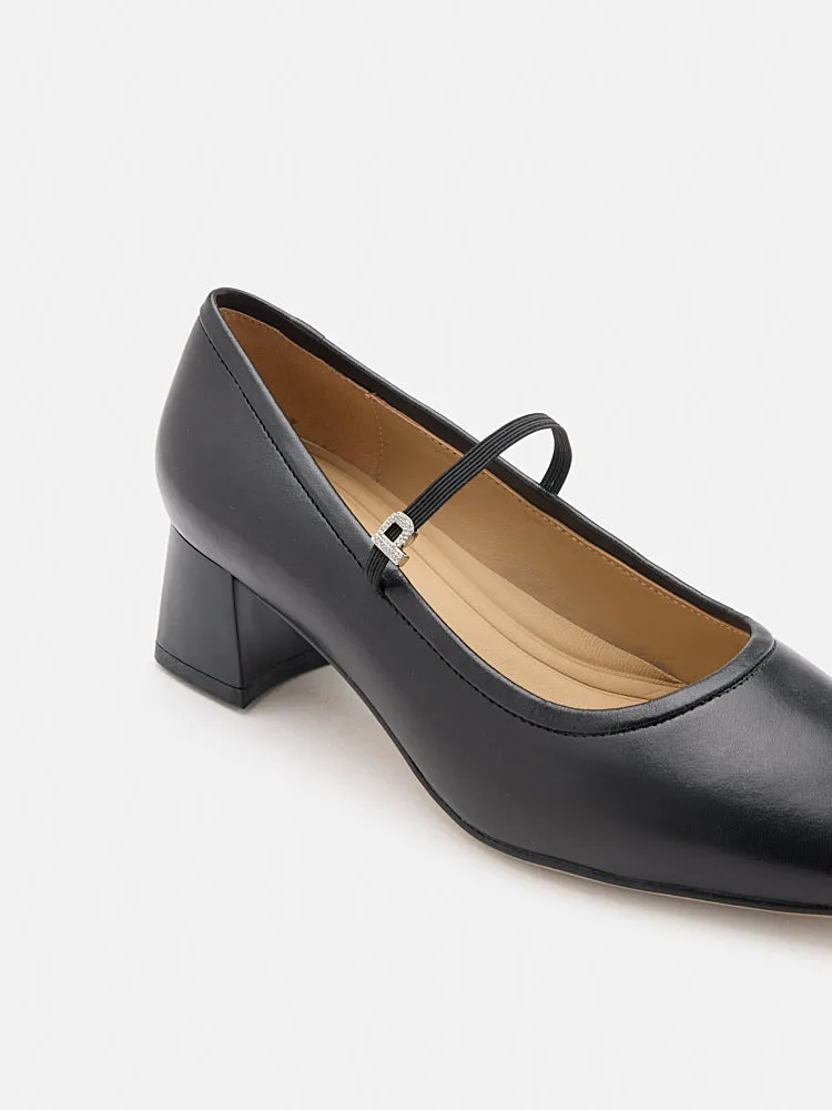 Karin Strapped Low Block Heels