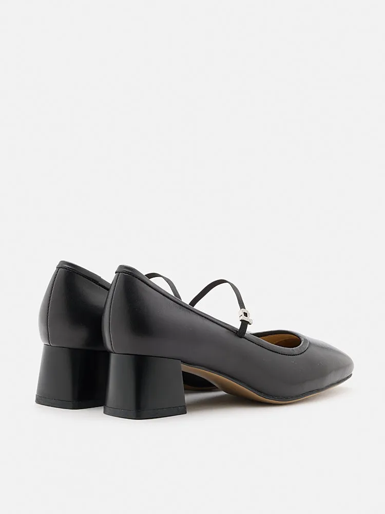 Karin Strapped Low Block Heels