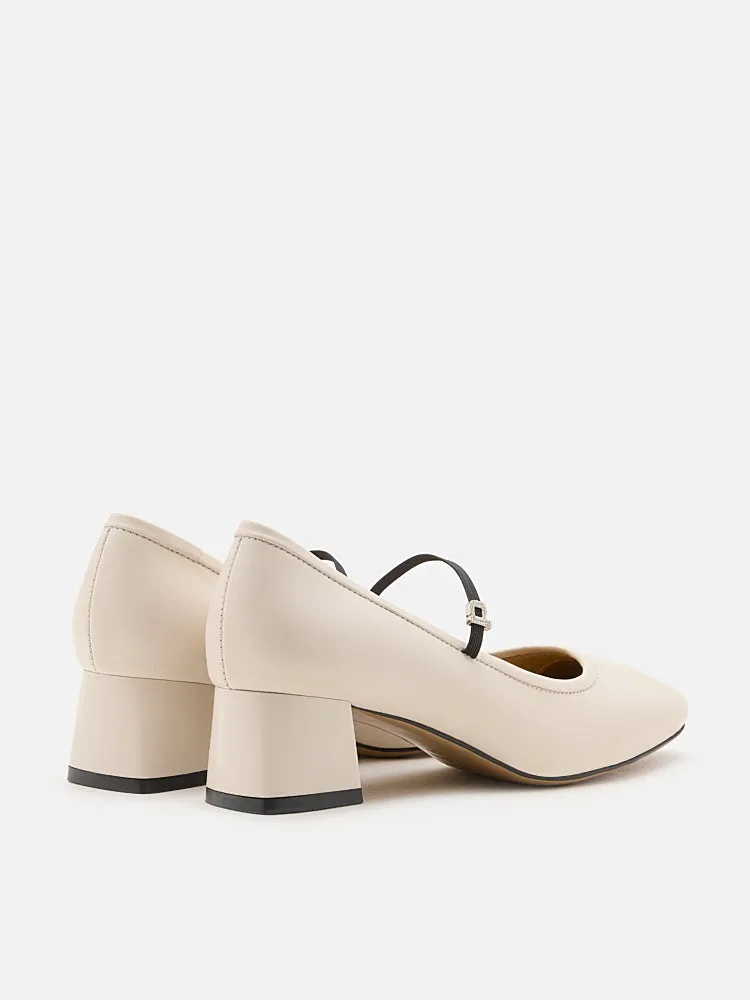 Karin Strapped Low Block Heels