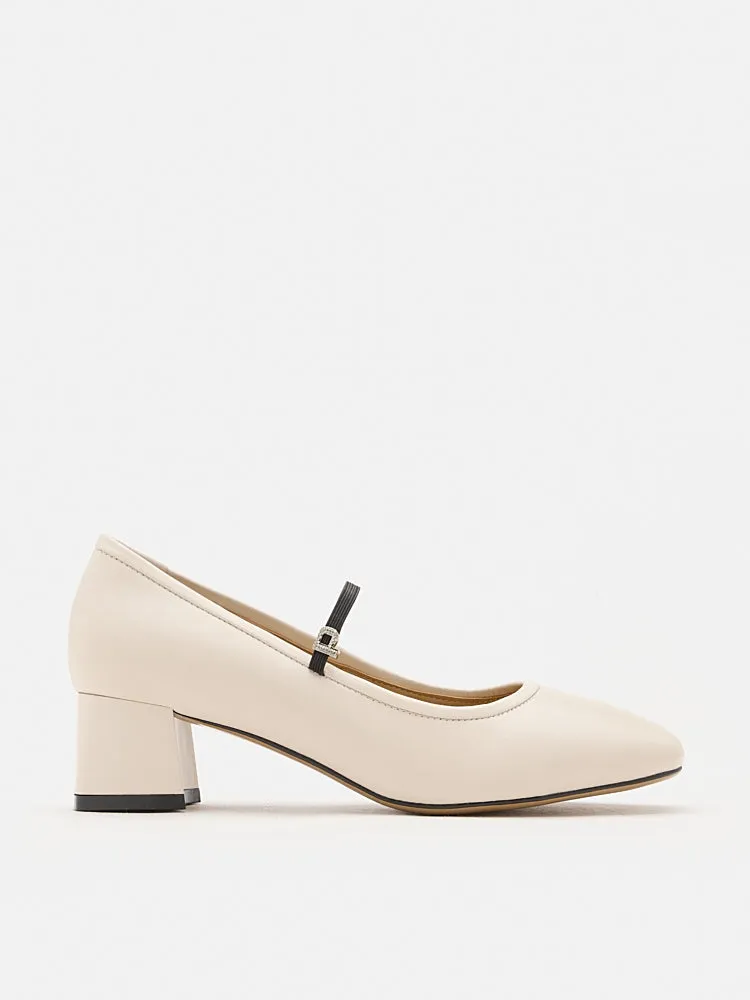 Karin Strapped Low Block Heels