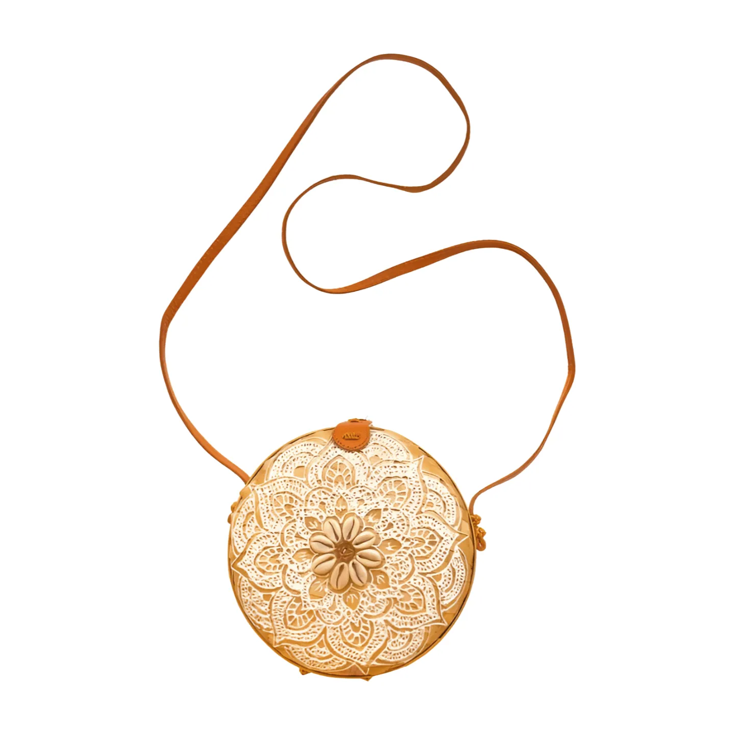 Mandala Shell Crossbody Bag