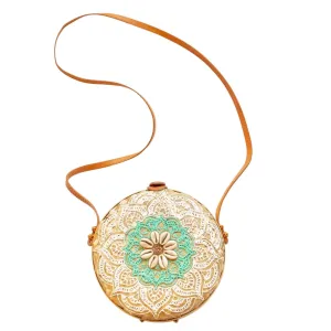 Mandala Shell Crossbody Bag