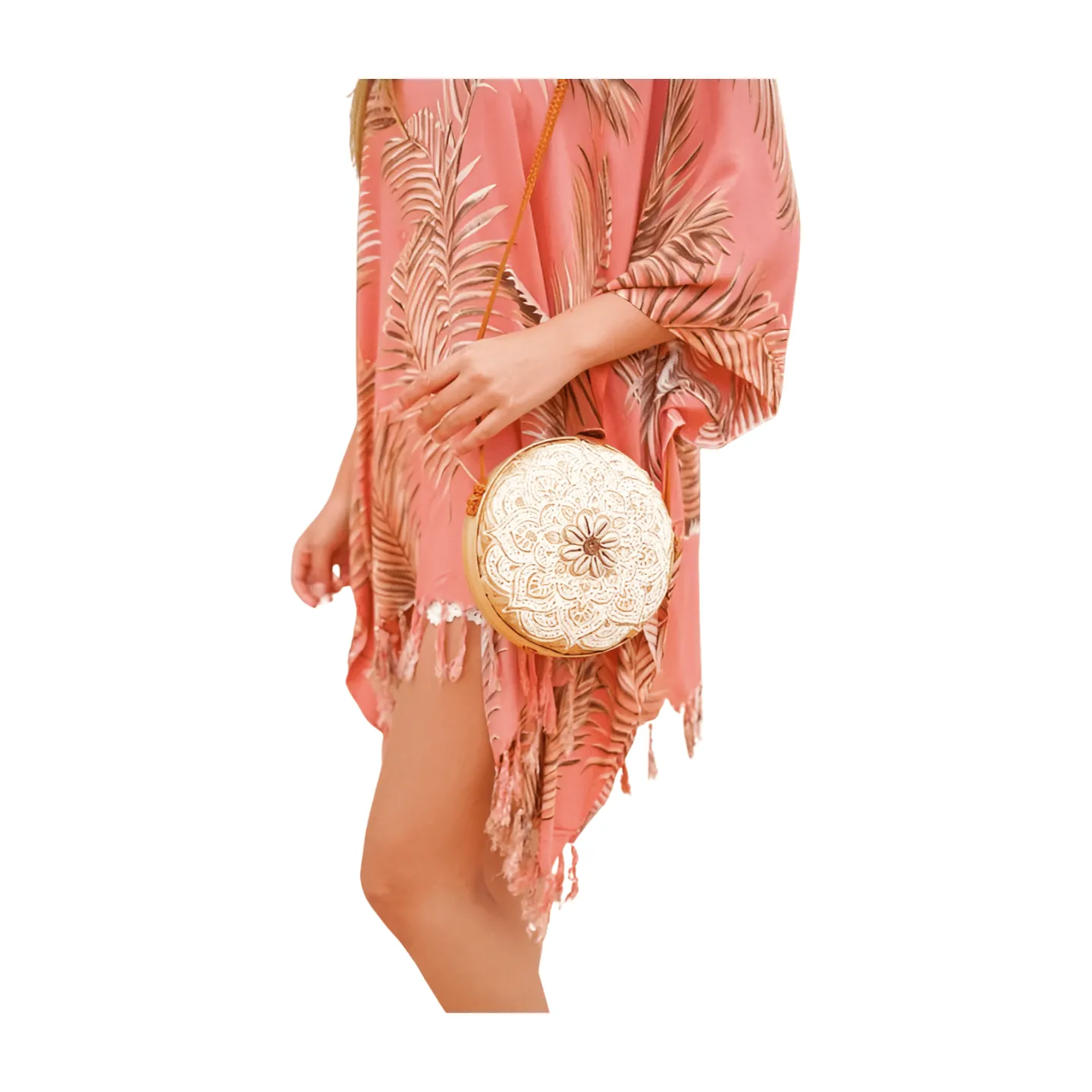 Mandala Shell Crossbody Bag
