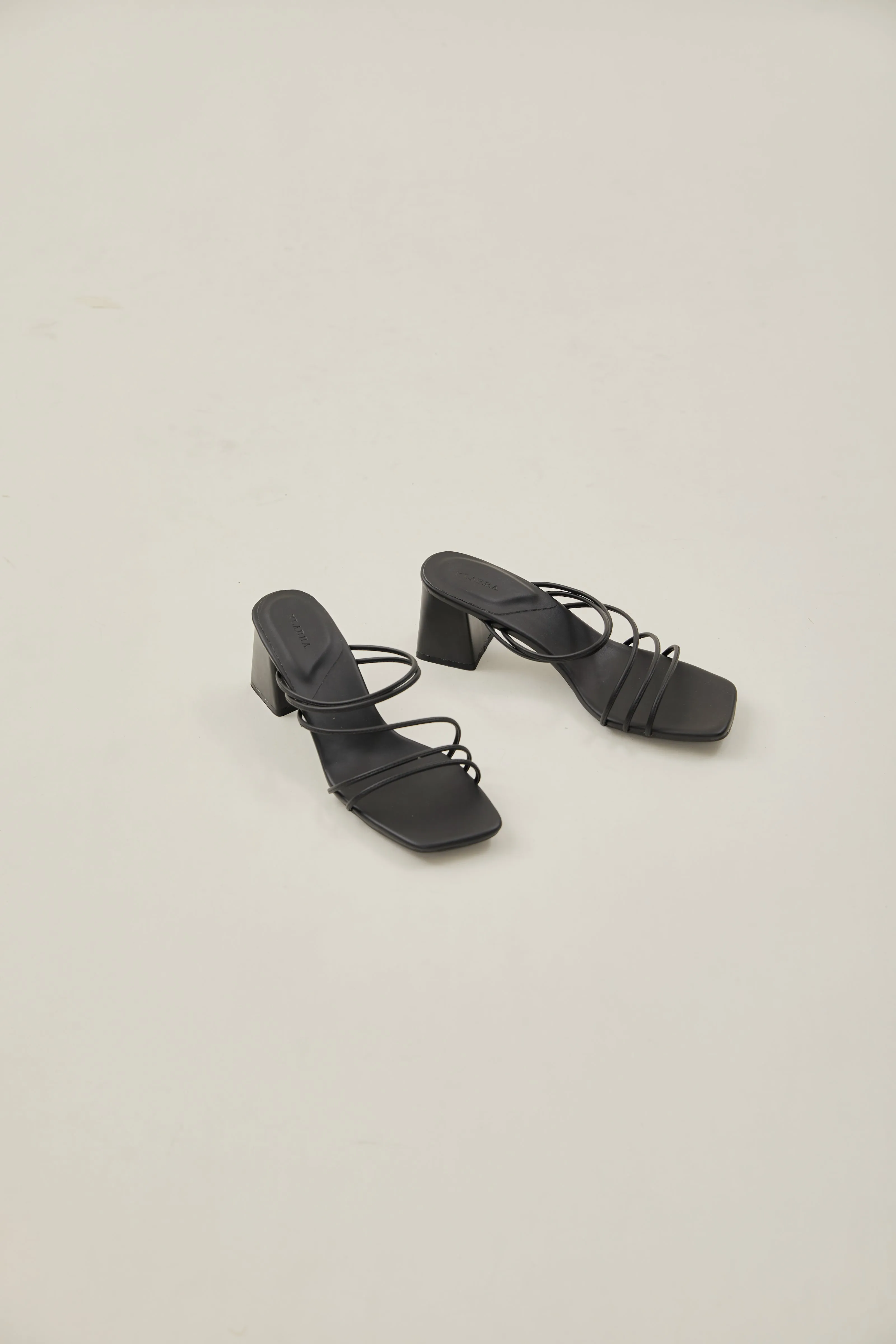 Maya Heels in Matte Black