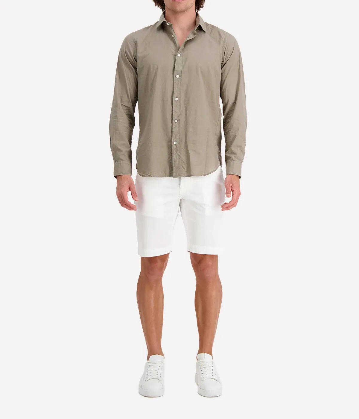 Men Woven Shirt Sammy Pat in Olive