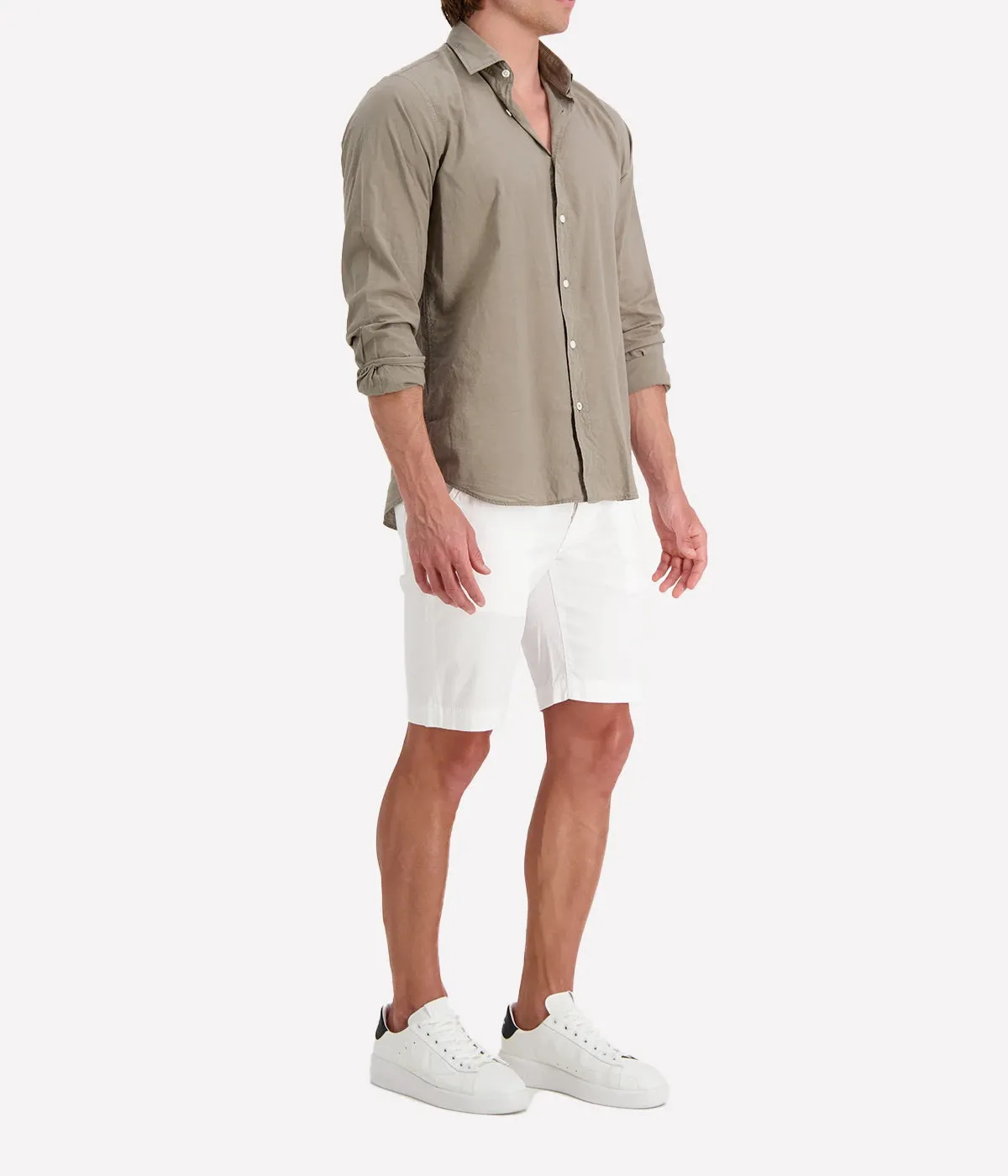 Men Woven Shirt Sammy Pat in Olive