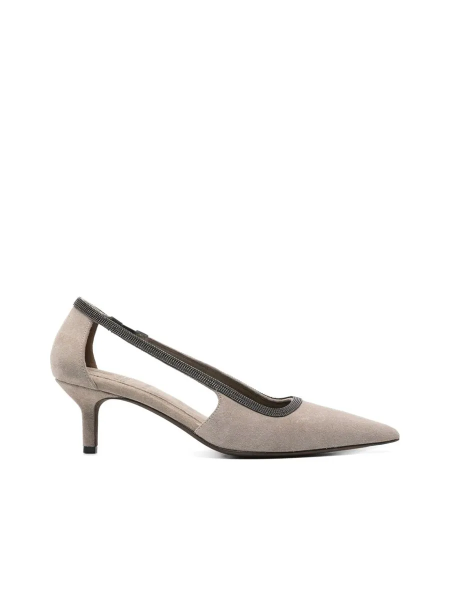 mm Mid Stiletto With Monili Chain Detail