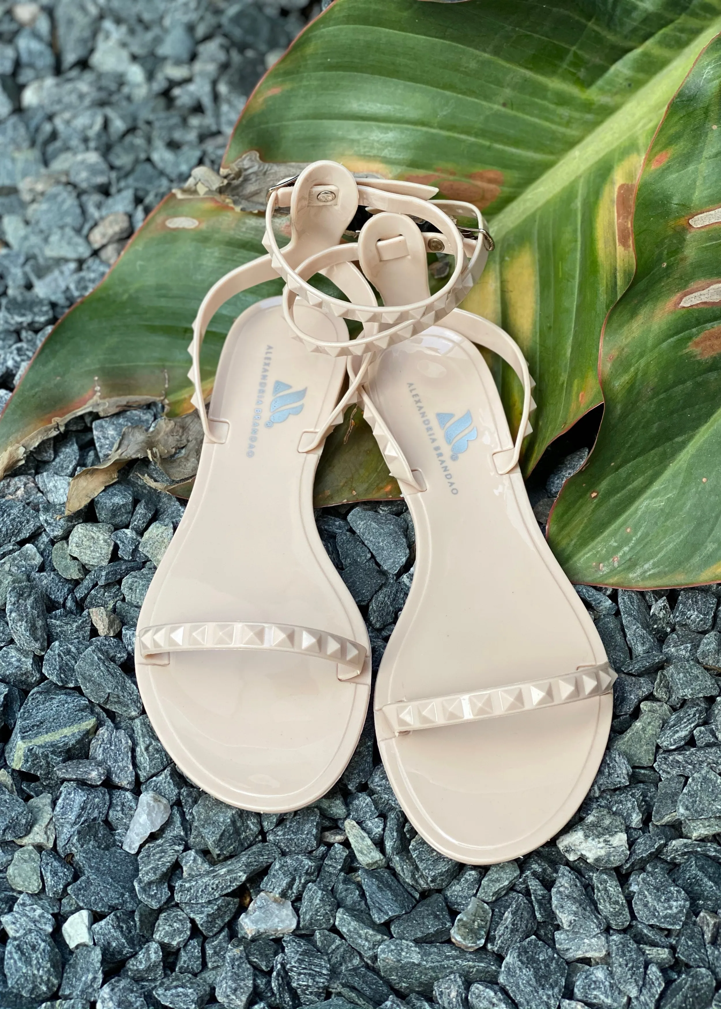 *NEW* Women's Aria Shinny Beige Sandals