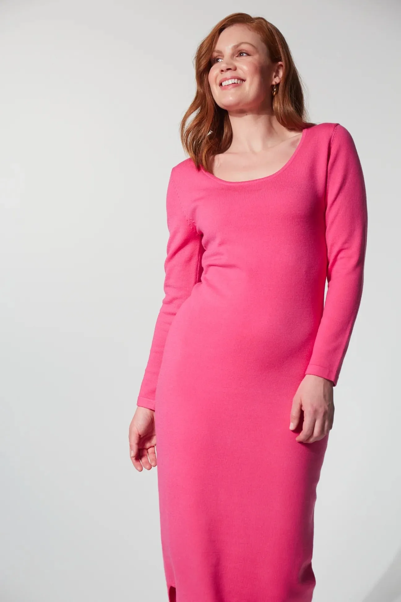 NIKOLAI KNIT DRESS- MUSK