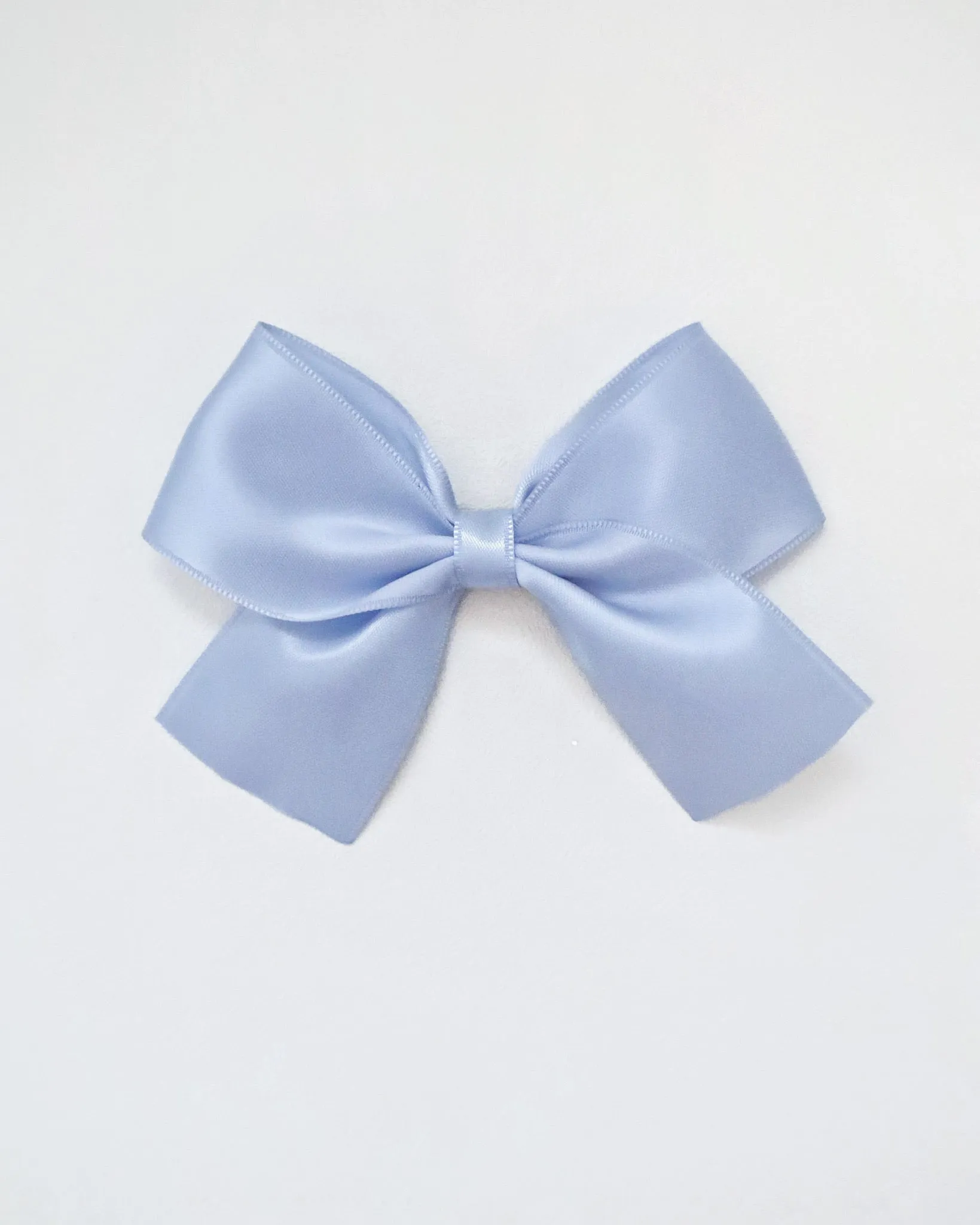 Silver Rock Glitter Mary Jane with Dusty Blue Satin Bow