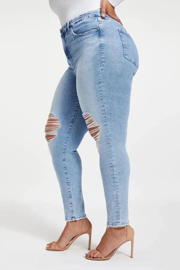Skinny Tummy Control Jeans  Sculpt Your Curves with Confidence