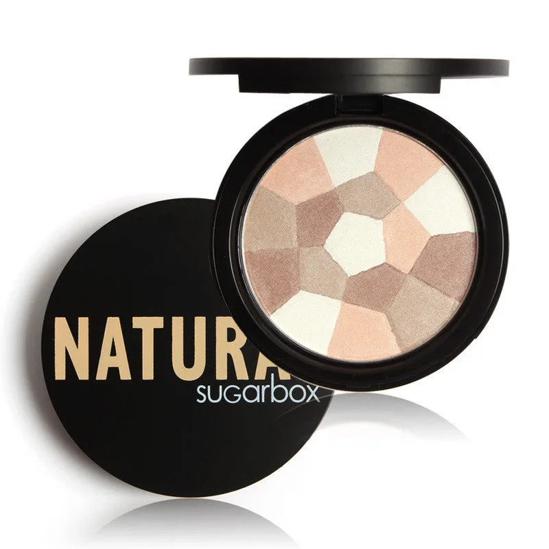 Sugar Box Multi-Color Mineral Powder Long-Lasting Matte Make Up Face Powder Whitening Brand Makeup Skin Compact Cosmetics SB013