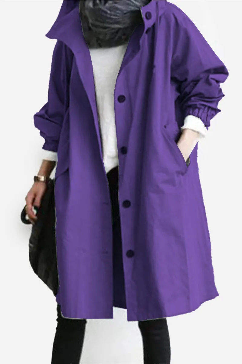 The Rain Couture Windbreaker-Trendy, Oversized, and Water-Resistant