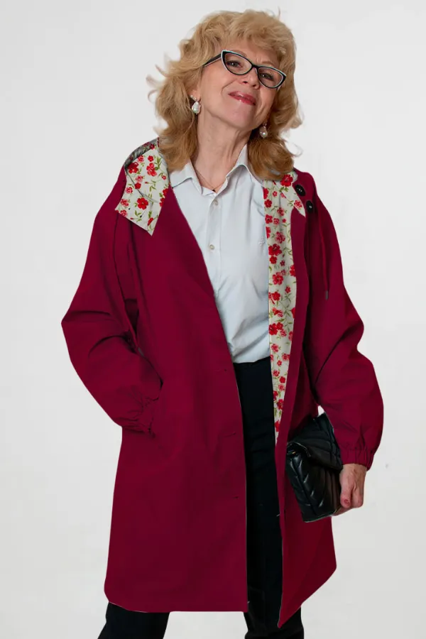 The Rain Couture Windbreaker-Trendy, Oversized, and Water-Resistant