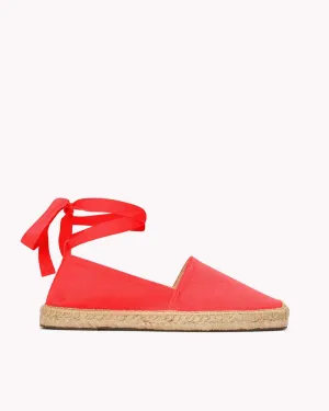 Womens_Espadrilles_The Original Lace Up_Woven Colors_Cayenne Red